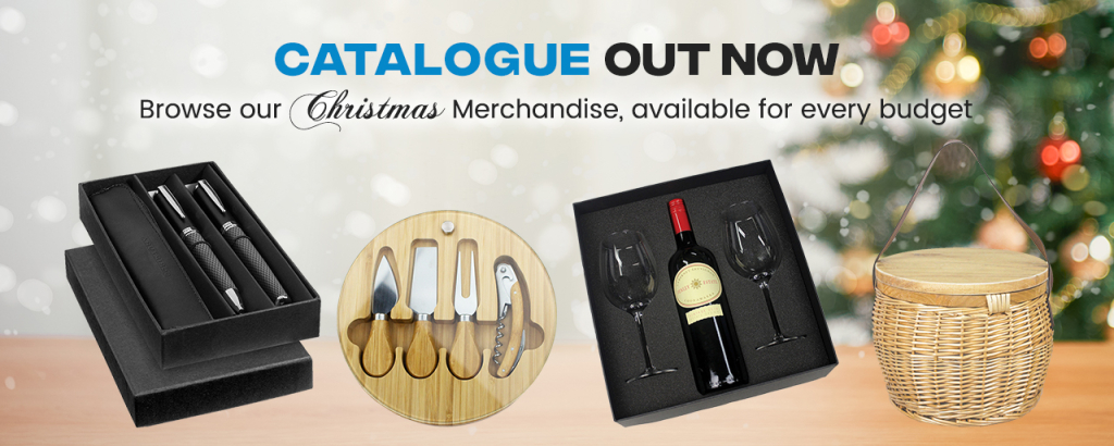 Christmas merchandise corporate gifts banner