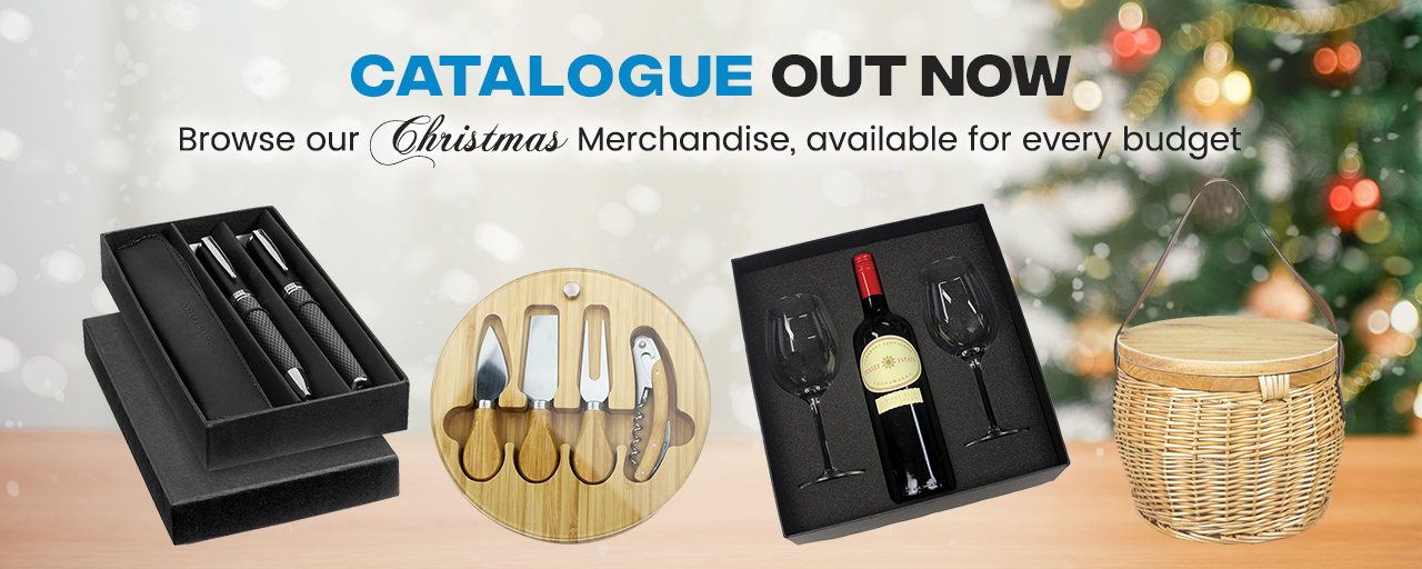 Christmas merchandise corporate gifts banner
